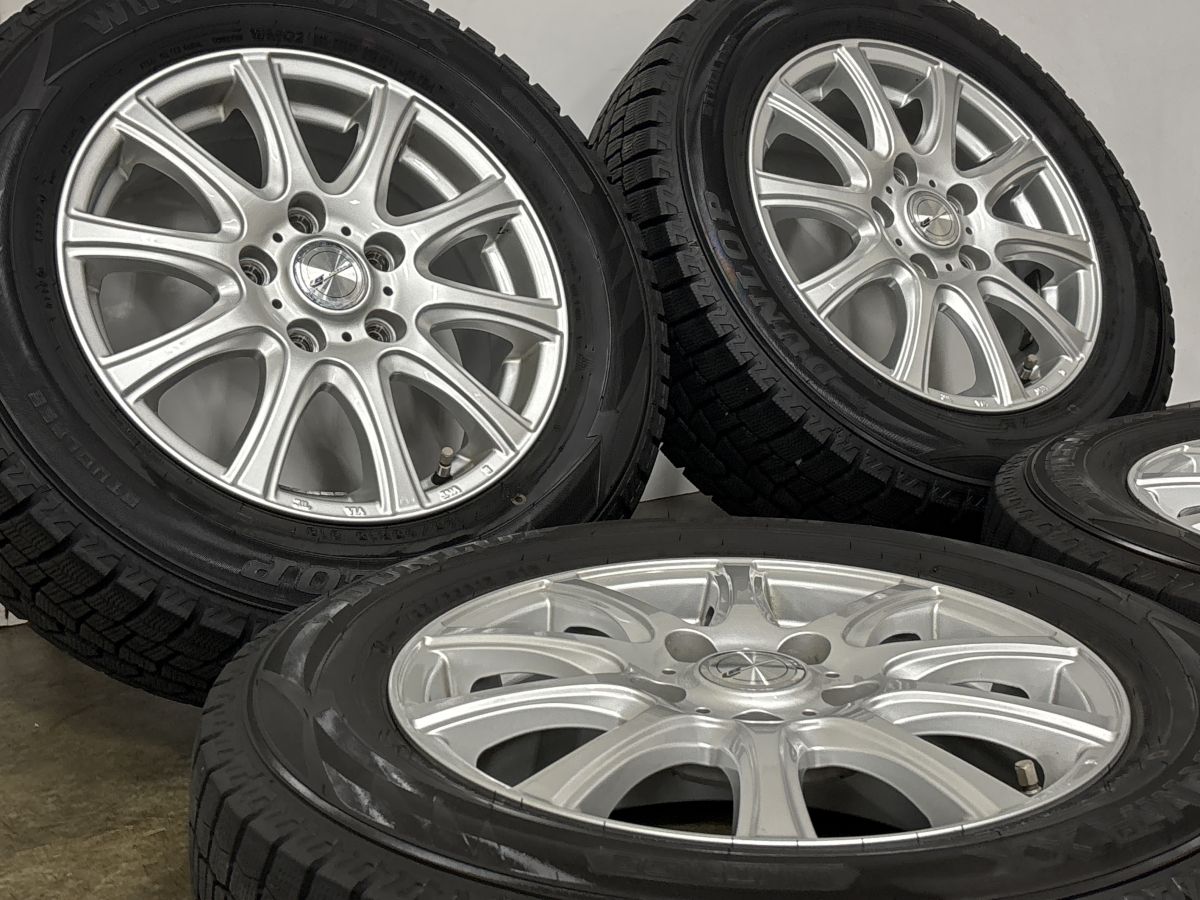 美品 バリ溝】LAUFBAHN 15in 6J +52 PCD114.3 ダンロップ ウィンター