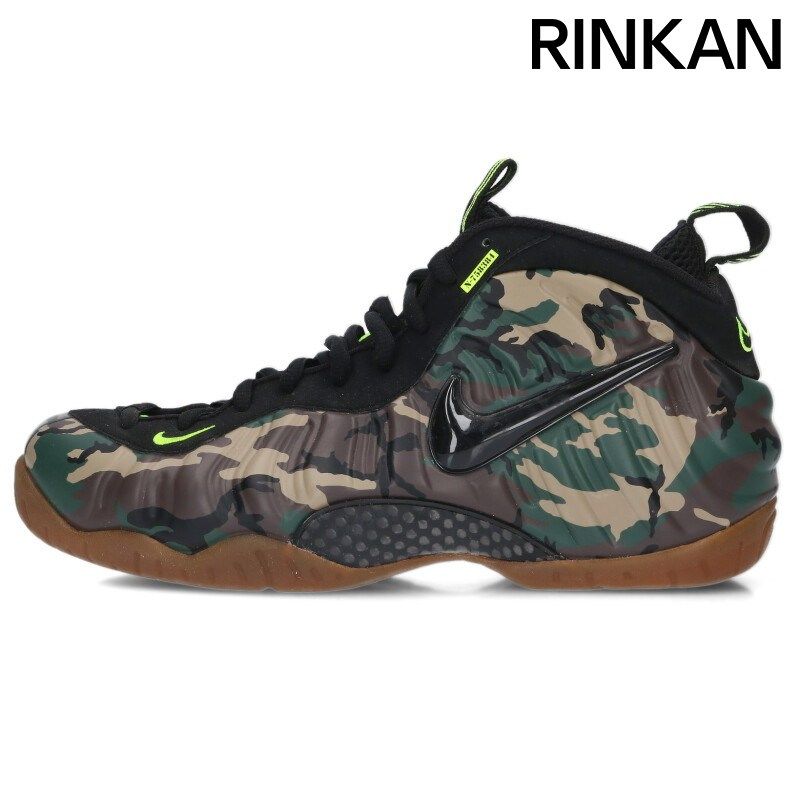 ナイキ AIR FOAMPOSITE PRO PRM LE 587547-300 エアフォームポジットプロアーミーカモスニーカー メンズ 29cm