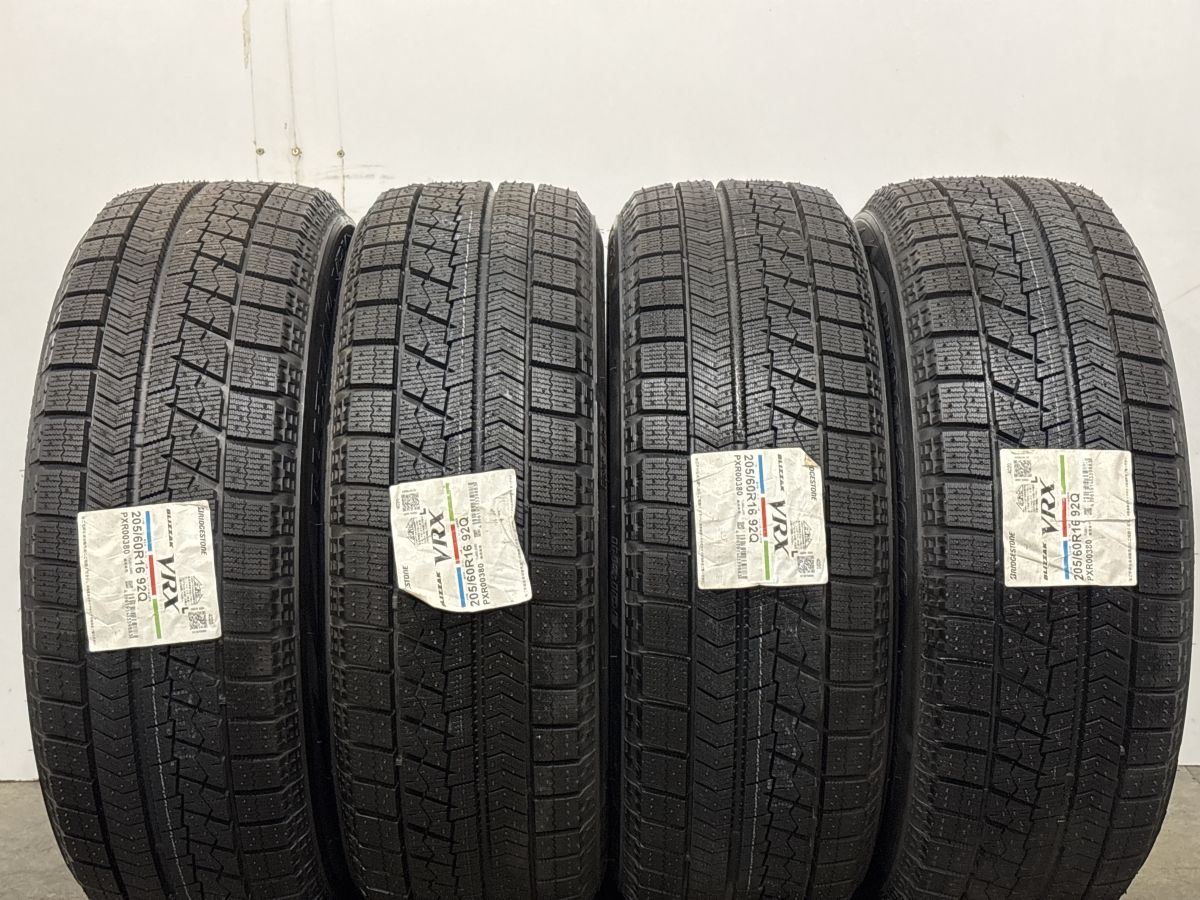 美品】バルミナ 16in 6.5J +48 PCD114.3 ブリヂストン ブリザック VRX 
