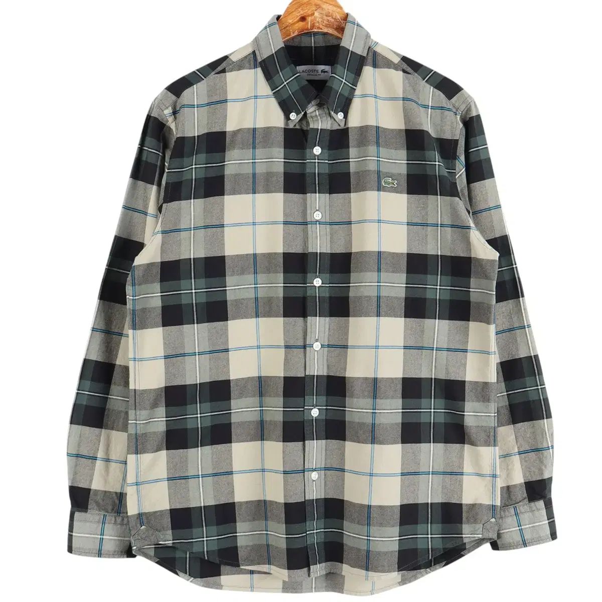 ラコステ LACOSTE チェック シャツ 40(100)/ k4700