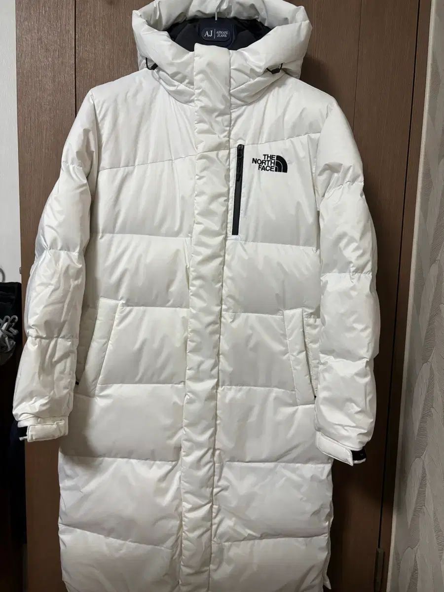 THE NORTH FACE ザノースフェイス 白 ダウン ロング 100 L