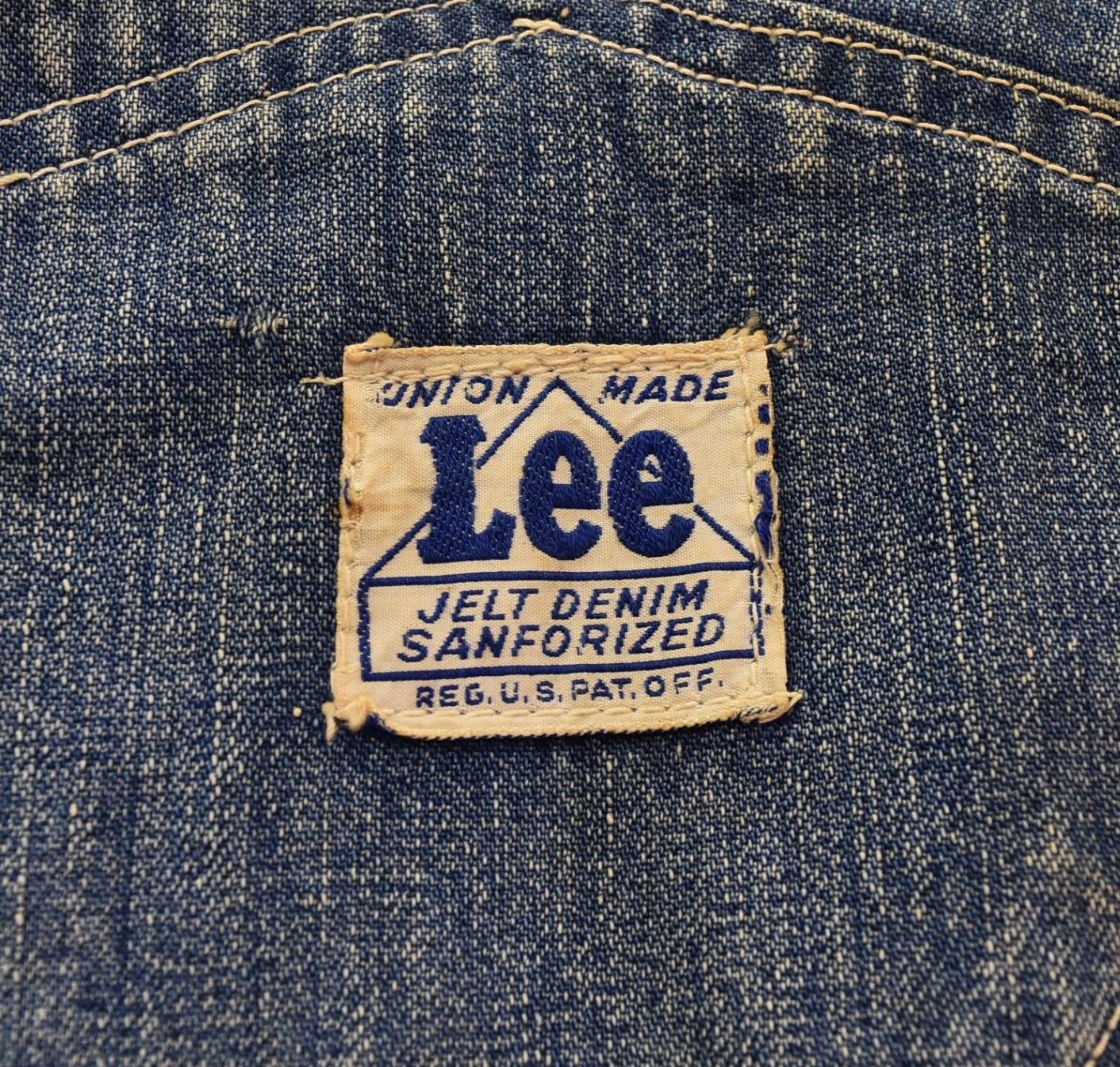 40s Lee 91SB オーバーオール　ハウスマーク 本日24時まで値下げ！！ リー Lee 40's 91-SB ハウス マーク OVERALL オーバーオール VINATGE