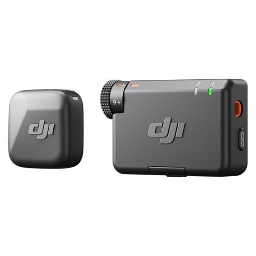 DJI Mic Mini（1 TX + 1 RX） ワイヤレス マイク 超軽量 オーディオ ノイズキャンセリング 自動制限機能 カメラ／iPhone／Android用ピンマイク Vlog撮影 ストリーミング 400 m伝送p 7bc00725