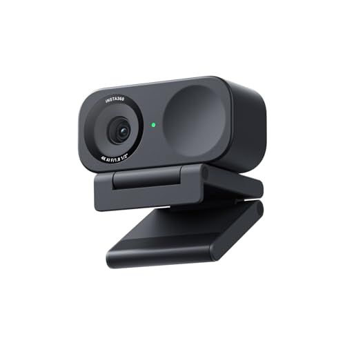 Insta360 Link 2C Webカメラ 4K ウェブカメラ 1/2インチセンサー 自動フレーミング HDR AIノイズキャンセリング マイク付き 配信 ビデオ通話 会議用 Zoom Teams Twitchに対応 PC/Windows 92d21094