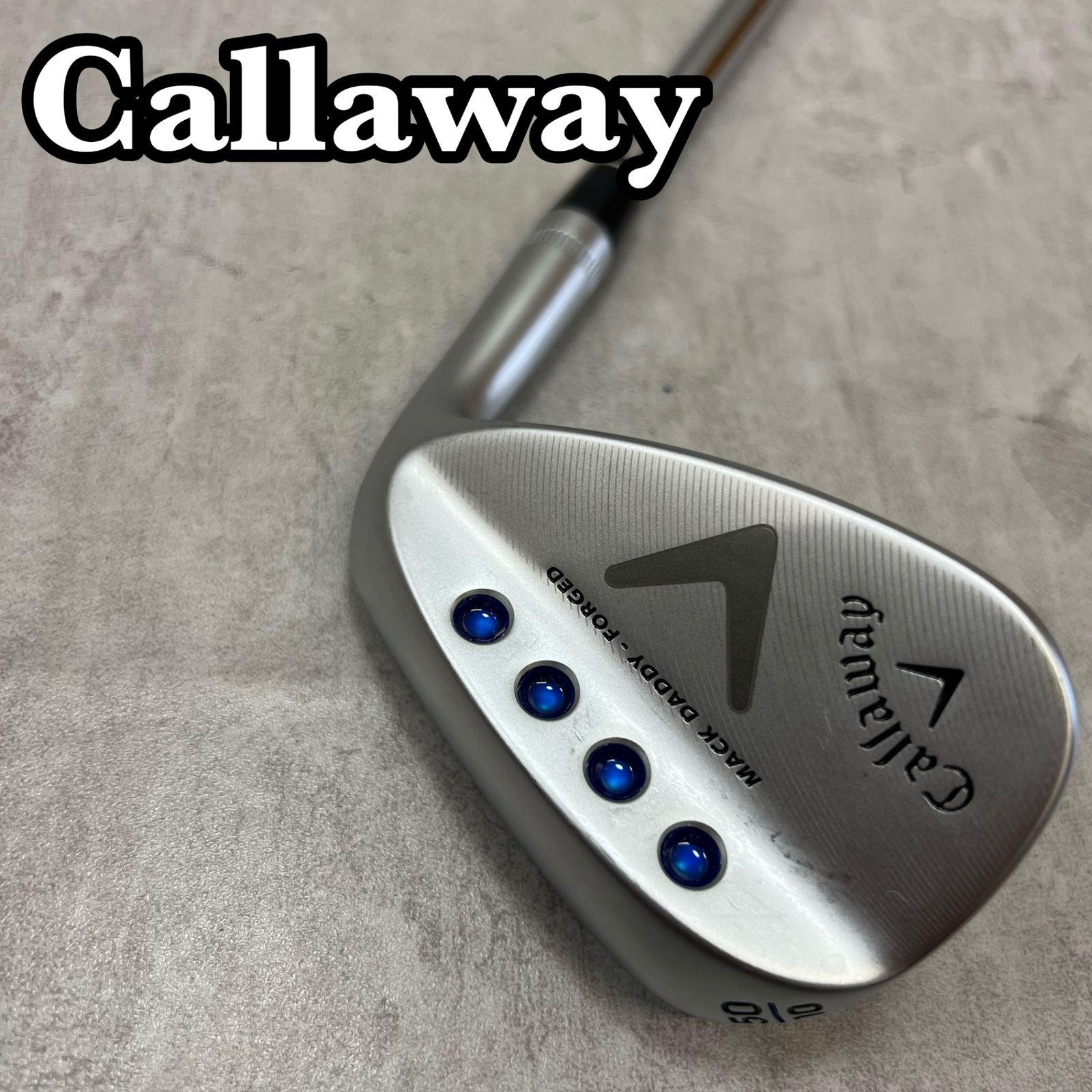 キャロウェイ マックダディ フォージド メンズゴルフ 50° S AW アプローチウェッジ 右利き用 スチール Callaway MACK DADDY FORGED