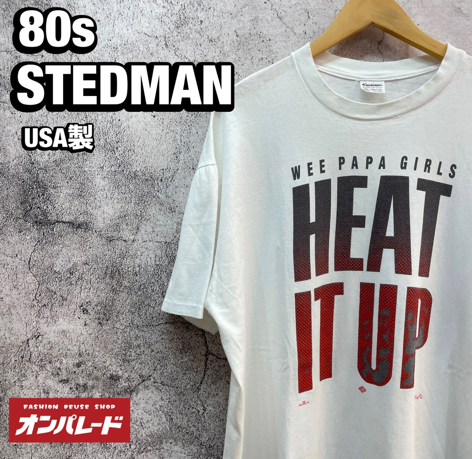 80s STEDMAN ヴィンテージ Tシャツ USA製 WEE PAPA GIRLS - メルカリ
