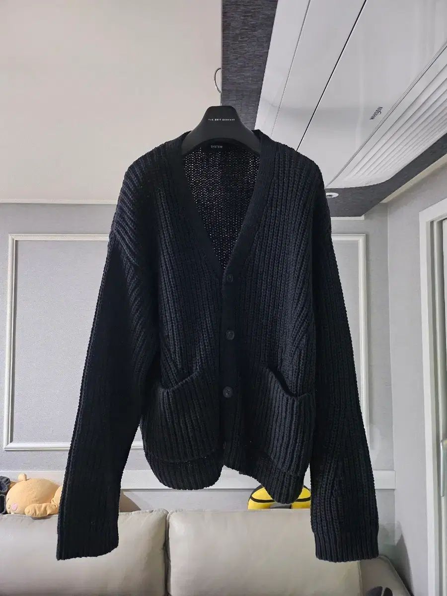 新品 システムオム ニット カシミア カーディガン 100