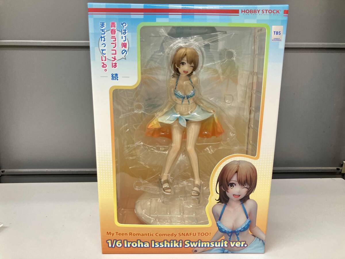 【箱付き】 (特典付き)ホビｰストック 一色いろは 水着ver. 1/6 ホビｰストック限定 やはり俺の青春ラブコメはまちがっている｡続