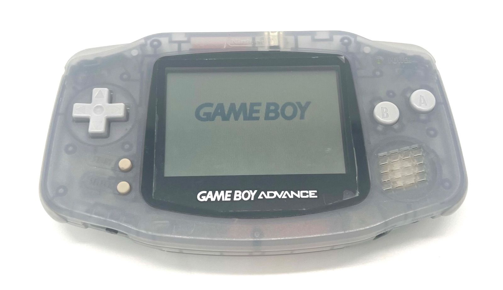Nintendo GAME BOY ADVANCE クリア 本体 AGB-001 動作品 ゲームボーイアドバンス