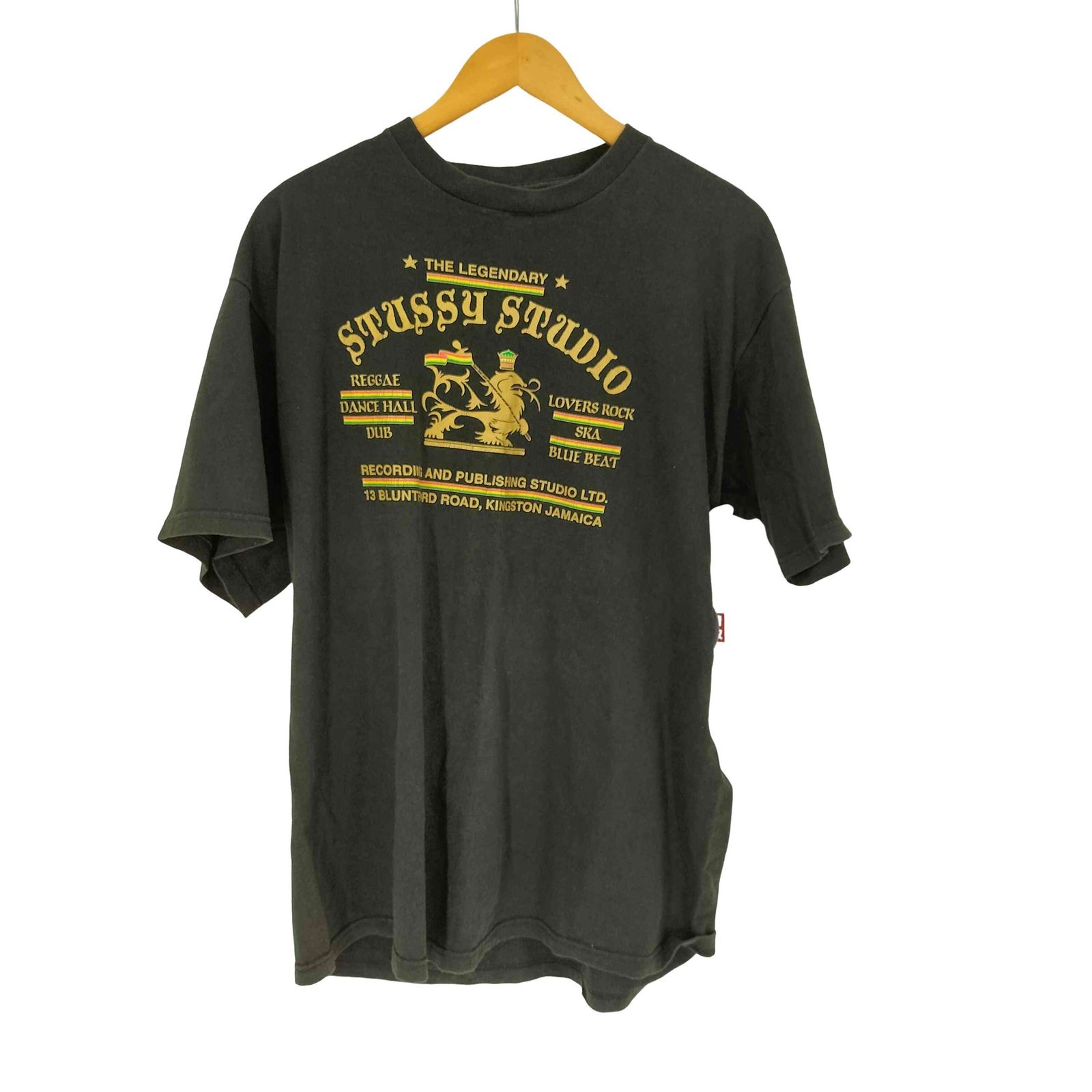 ステューシー Stussy 紺タグ ラスタ ライオン Tシャツ メンズ import：L