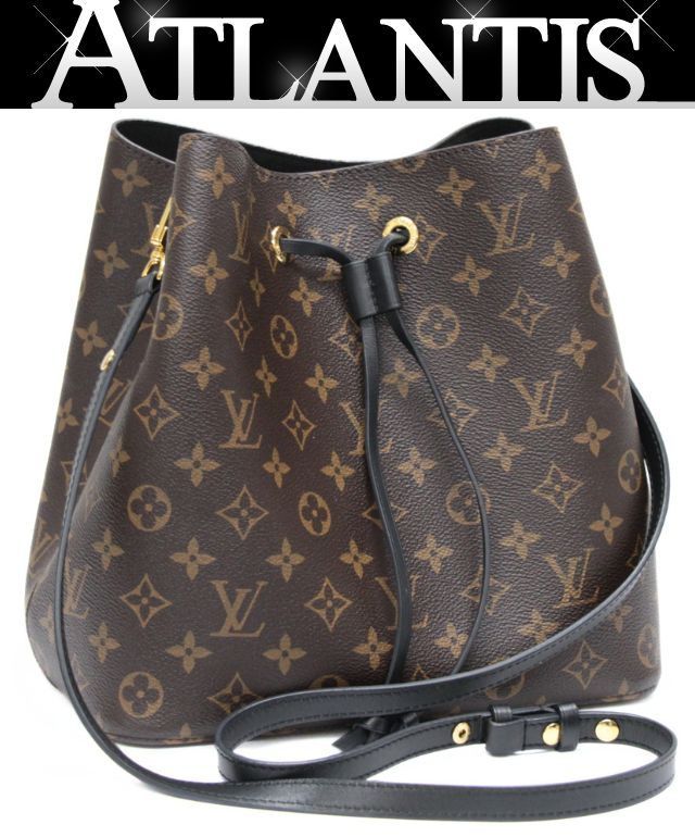 Louis Vuitton ルイヴィトン ネオノエMM ショルダーバッグ モノグラム 黒 M44020 【74704】