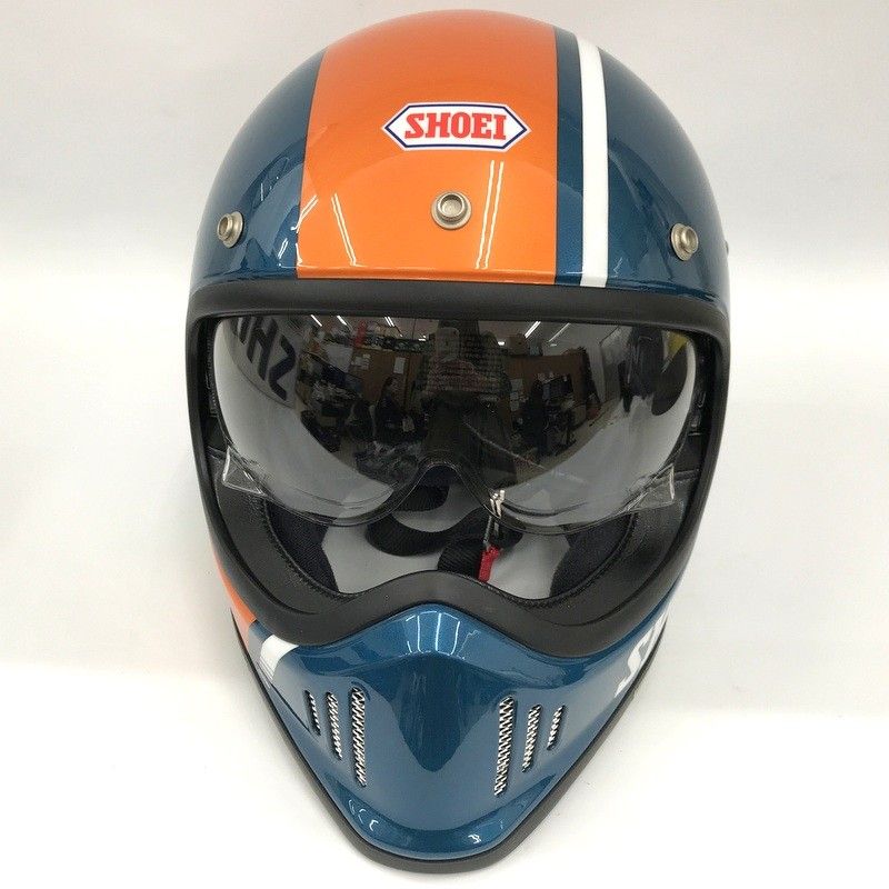SHOEI フルフェイスヘルメット オレンジ ネオテック2 ほぼ未使用 SHOEI ショウエイ EX-ZERO AVENETURE TC-2 フルフェイスヘルメット M
