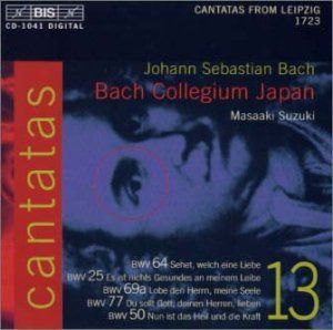 【CD】J.S.バッハ : カンタータ全集第13巻