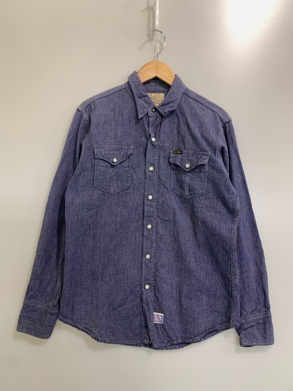 【中古品】 TOY'S MCCOY トイズマッコイ SHAMBREY SHIRT シャンブレーシャツ メンズ トップス 長袖シャツ 【145-260520-KS-20-min】