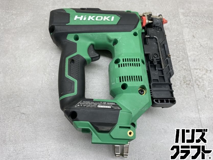 ♪ HIKOKI　NP1235DA　コードレスピン釘打機　バッテリー×1　【広島安佐北店】【中古】