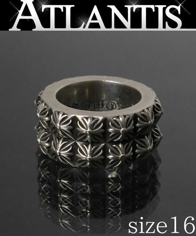 CHROME HEARTS 銀座店 クロムハーツ ダブル ピートパンク リング 指輪 CHROME HEARTS 銀座店 クロムハーツ ダブル ピートパンク リング 指輪