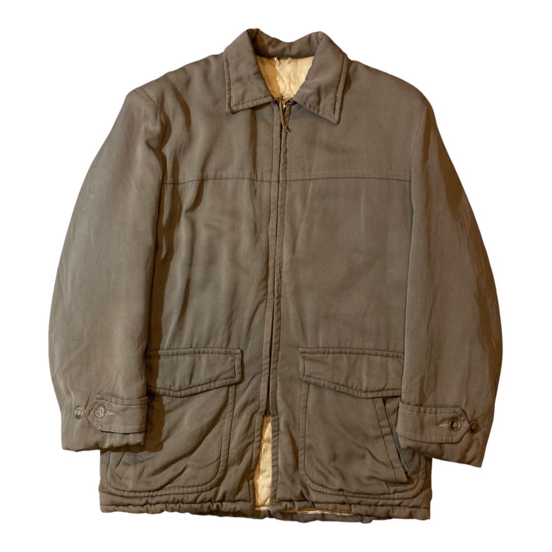 50s rayon Gabardine jacket / 50年代 ギャバジン ジャケット ギャバジャン レーヨンギャバ　【F446】