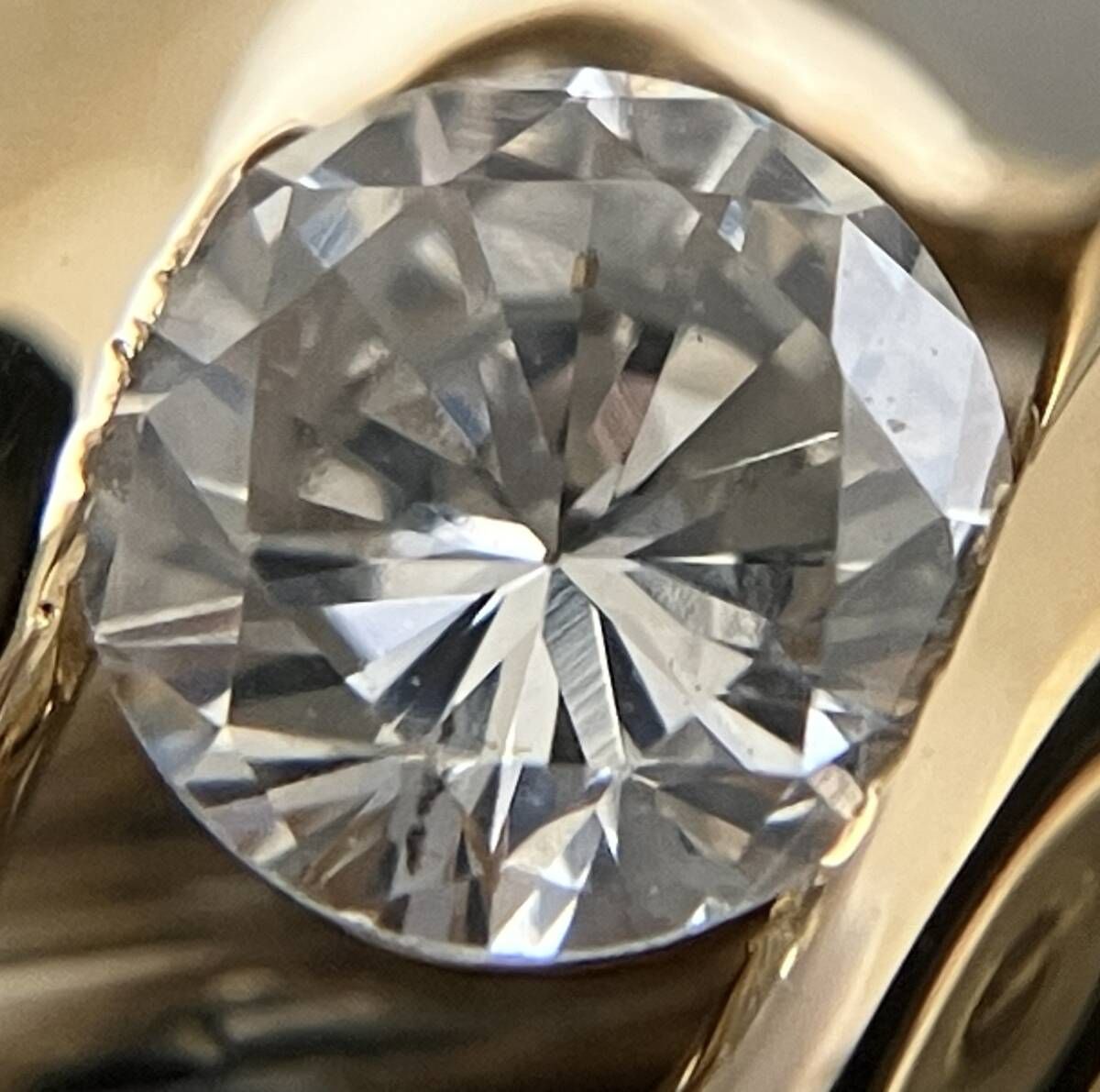 Pt900 K18 18.5号 5.7g ﾀﾞｲﾔ0.29ct ゴールドプラチナリング プラチナ 