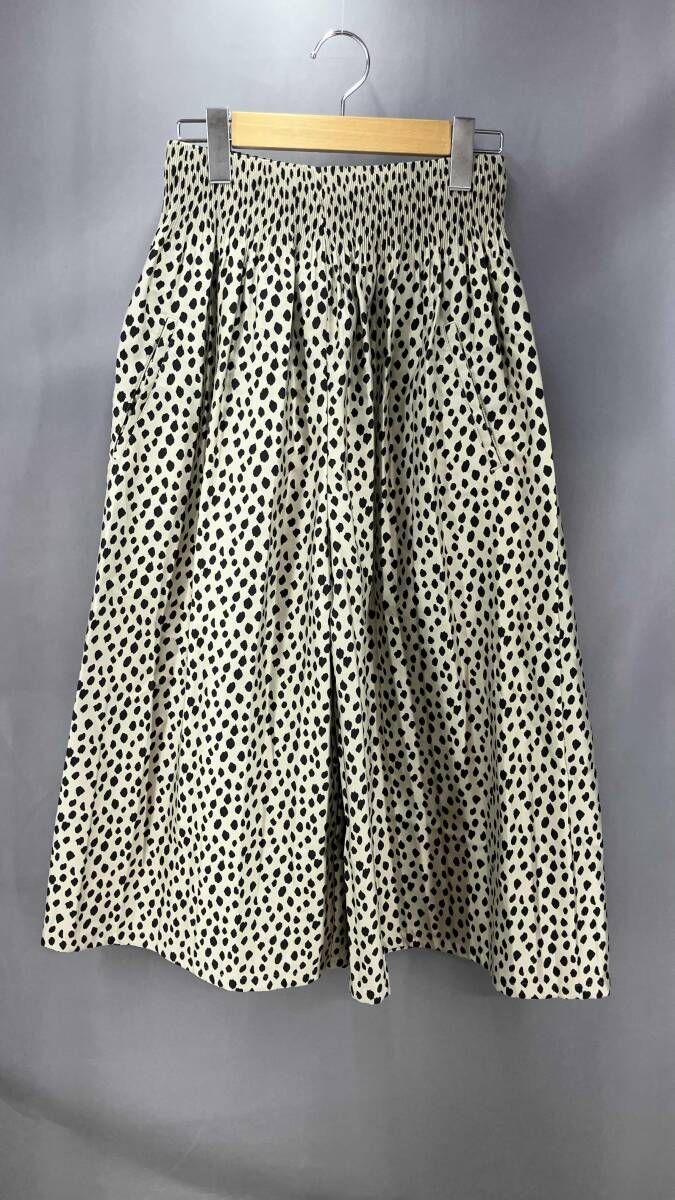 ★ BEARDSLEY ビアズリー パンツ レオパードジャガードキュロット レディース フリーサイズ ベージュ 通年