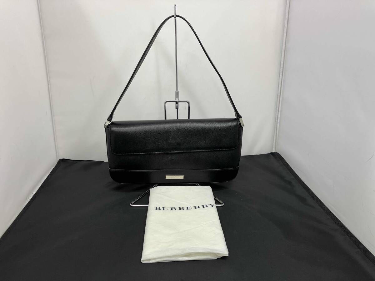 BURBERRY バーバリー ハンドバッグ ワンショルダーバッグ レザー バッグ 鞄 レディース ブラック系 黒系 レディースバッグ ※保存袋付