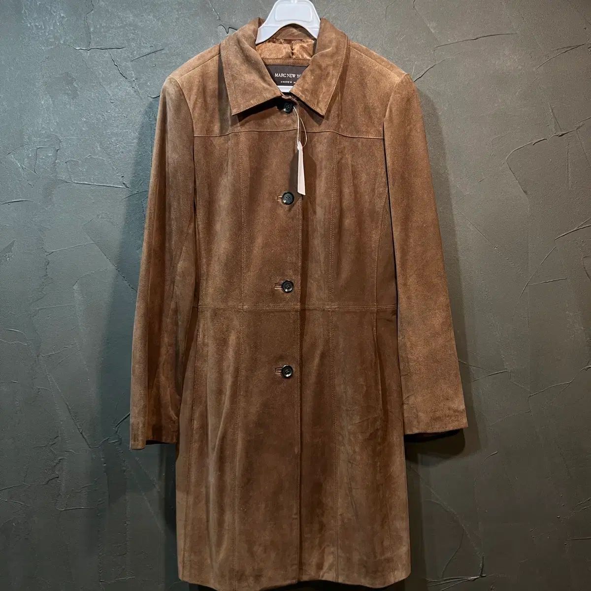 S Andrew MARC NEW YORK ヴィンテージ スウェード コート