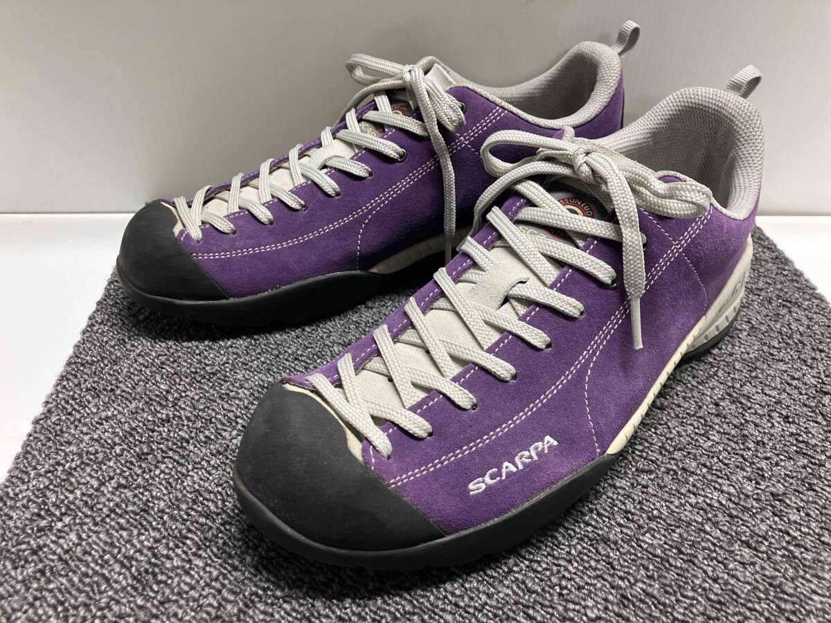SCARPA スカルパ MOJITO モヒート モジト スニーカー サイズEU43 パープル 紫 アウトドア