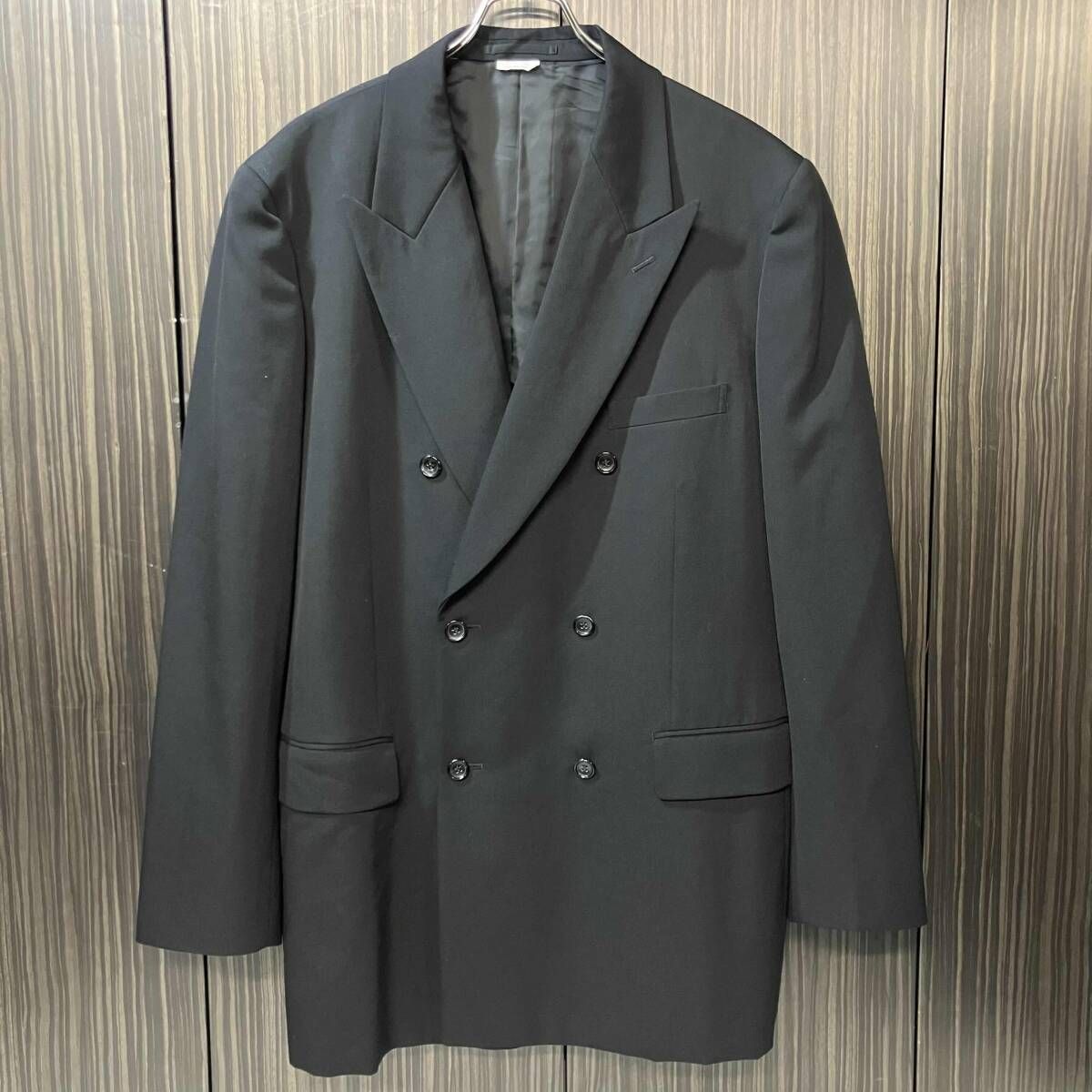 AD2022 COMME des GARCONS HOMME PLUS ピークドラペルジャケット サイズXXL ブラック コムデギャルソンオムプリュス PZ-J006 43,992円