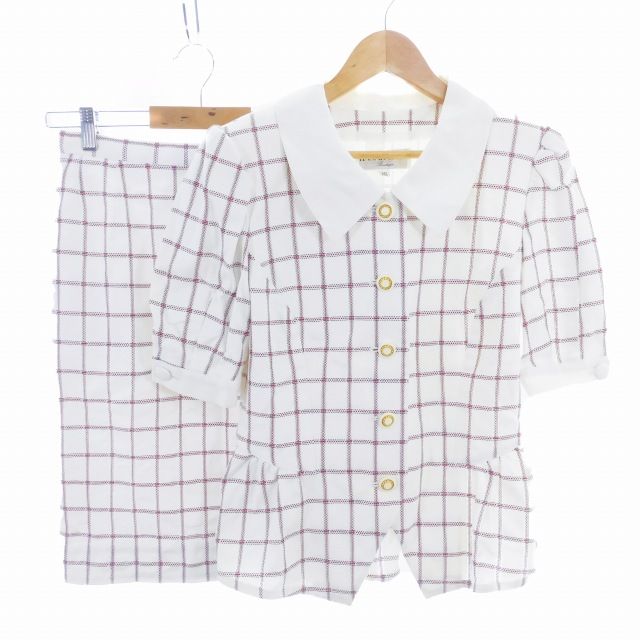 ハナエモリ HANAE MORI Boutique セットアップ 上下 ジャケット ステン