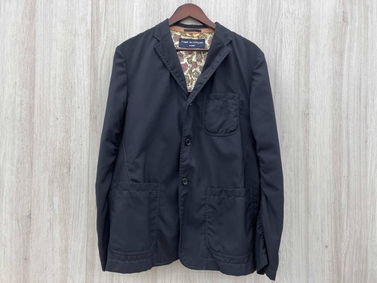 COMME des GARÇONS HOMME テーラードジャケット Lサイズ HK-J012 ブラック