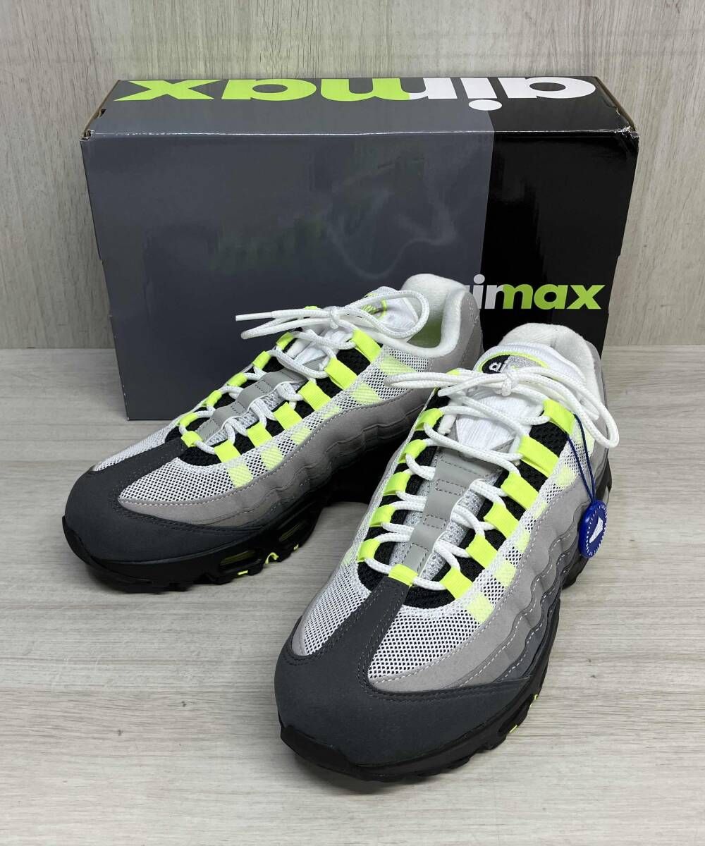 NIKE ナイキ AIR MAX 95 OG エアマックス BIG BUBBLE NEON YELLOW ビッグバブル ネオン イエロー HM4740-001 メンズ 26cm 箱付 26,566円