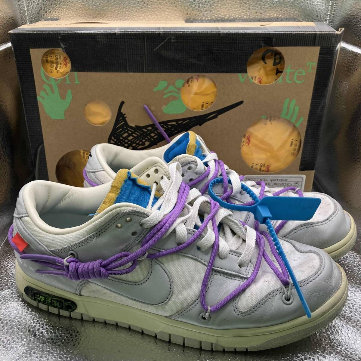 NIKEX OFF-WHITE DM1602-125 DUNK LOW size:27.0cm ナイキ×オフホワイト