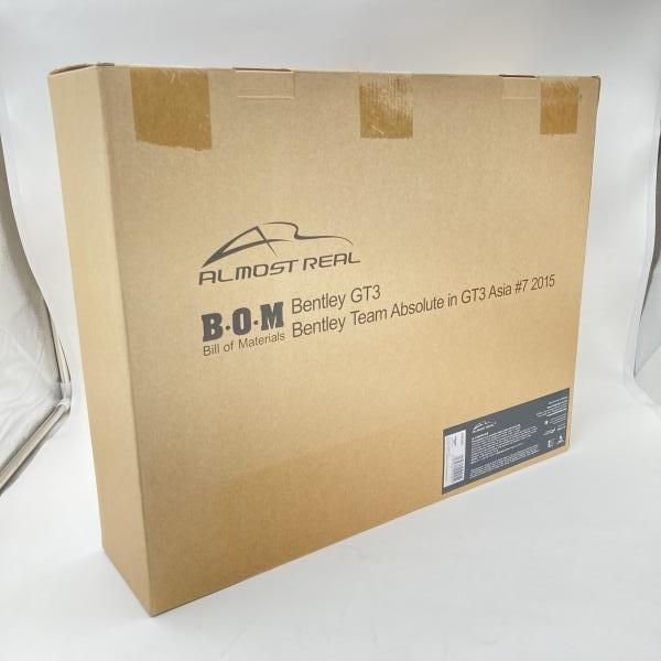 【中古】未開封)オールモストリアル 1/43 B.O.M ベントレー GT3 チーム アブソリュート GT3 Asia 2015 #77[6]