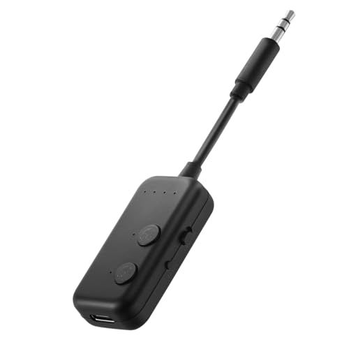 エレコム Bluetooth トランスミッター 送信機能 20時間連続再生 Bluetooth ver5.3 【テレビや飛行機、車の音楽をワイヤレスで】 3.5mmプラグ 充電しながら使用可 2台へ同時に音声を送信できるデュアルストリーム機能 267d7763