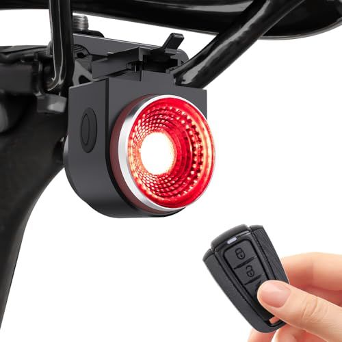 スマートテールライト 自転車 盗難防止アラーム 自動点灯 光・振動センサー ブレーキ警告 自転車 セキュリティアライト アラーム105~120dB 高輝度 防水 安全 軽量 usb充電式 昼夜通用 日本語説明書付き LAOPAO リアライト 047adec5
