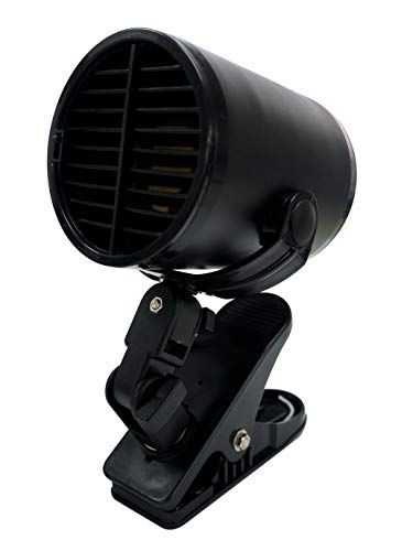 エマーソン(Emerson) 車内用扇風機 ターボファン DC12V クリップ式 ハイパワーモーター採用 大風量 可変式風量調節 可変角度調整 省エネ 車内の空気を循環させて冷暖房効率アップ ルーバー付き EM-347(沖縄・離島の方発送不可 0246c7d2