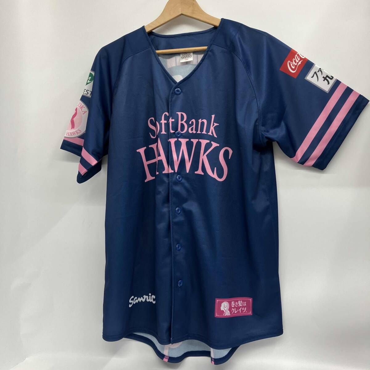 SoftBankHAWKS ソフトバンクホークス×ハローキティ　コラボ ／ネイビー ／サイズ L