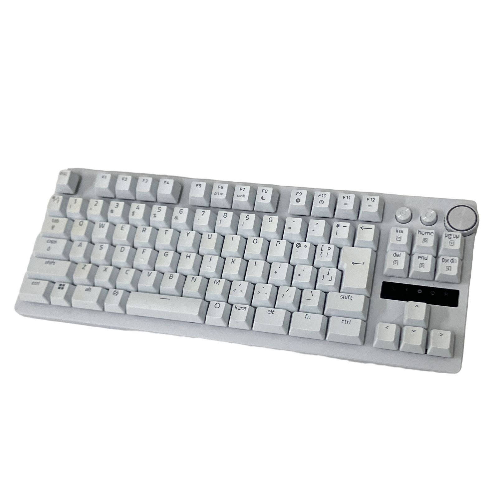 Razer Huntsman V3 Pro Tenkeyless RZ03-0498 レイザー ゲーミング キーボード ホワイト PC周辺機器 中古 O11245798