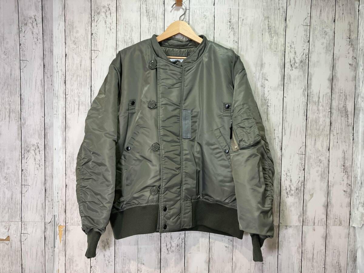 WAIPER.inc 米軍 U.S.A.F. PERSONAL EQUIPMENT LABORATORY TYPE N-2 フライトジャケット テストグリーン サイズ40R ミリタリー