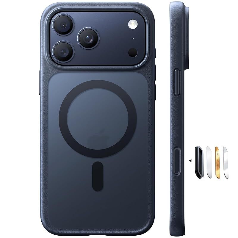 【新品】 TORRAS iPhone 17 Pro 用ケース 【米軍進化耐衝撃・高性能Magsafe対応】指紋防止 黄変防止 米軍保護工学 マグネット搭載 衝撃吸収 頑丈 カメラコントロールボタン付き ストラップホール 半透明 Guardian-Mag ブラッ