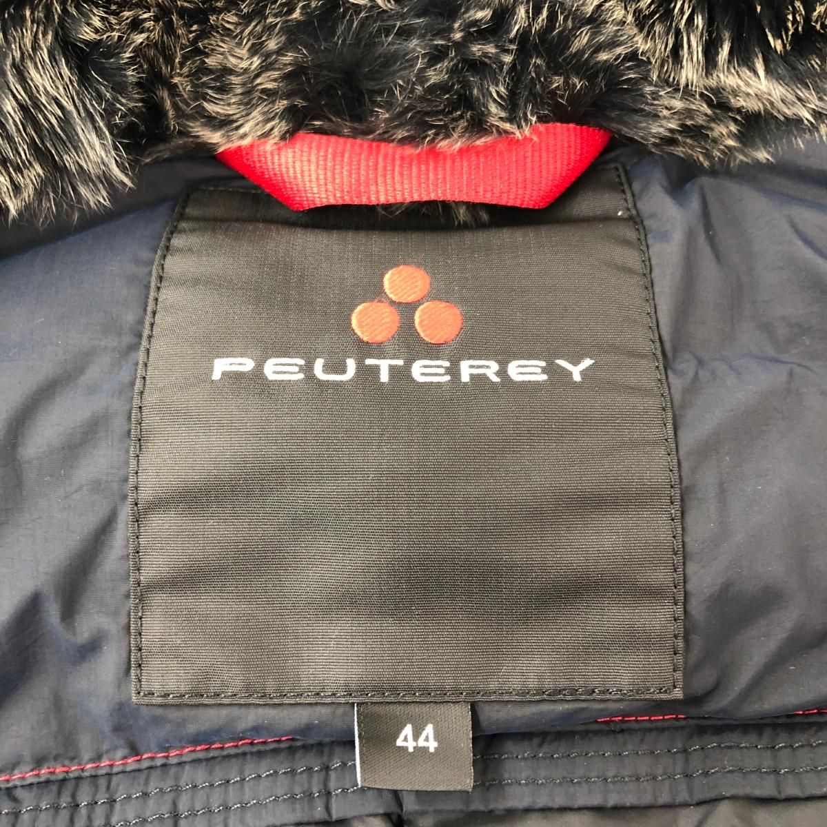 PEUTEREY ピューテリー ダウンジャケット サイズ:44 ラビットファー
