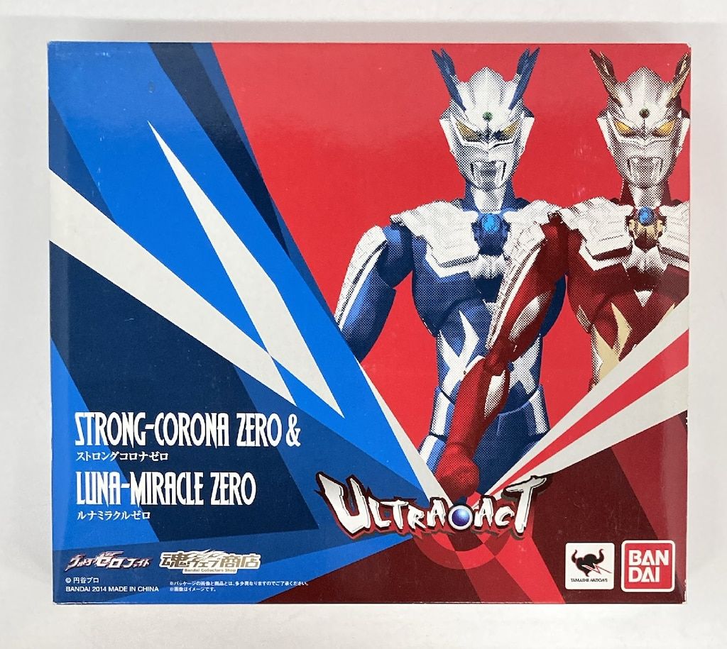 バンダイ ウルトラアクト ウルトラマンゼロ ストロングコロナゼロ & ルナミラクルゼロ