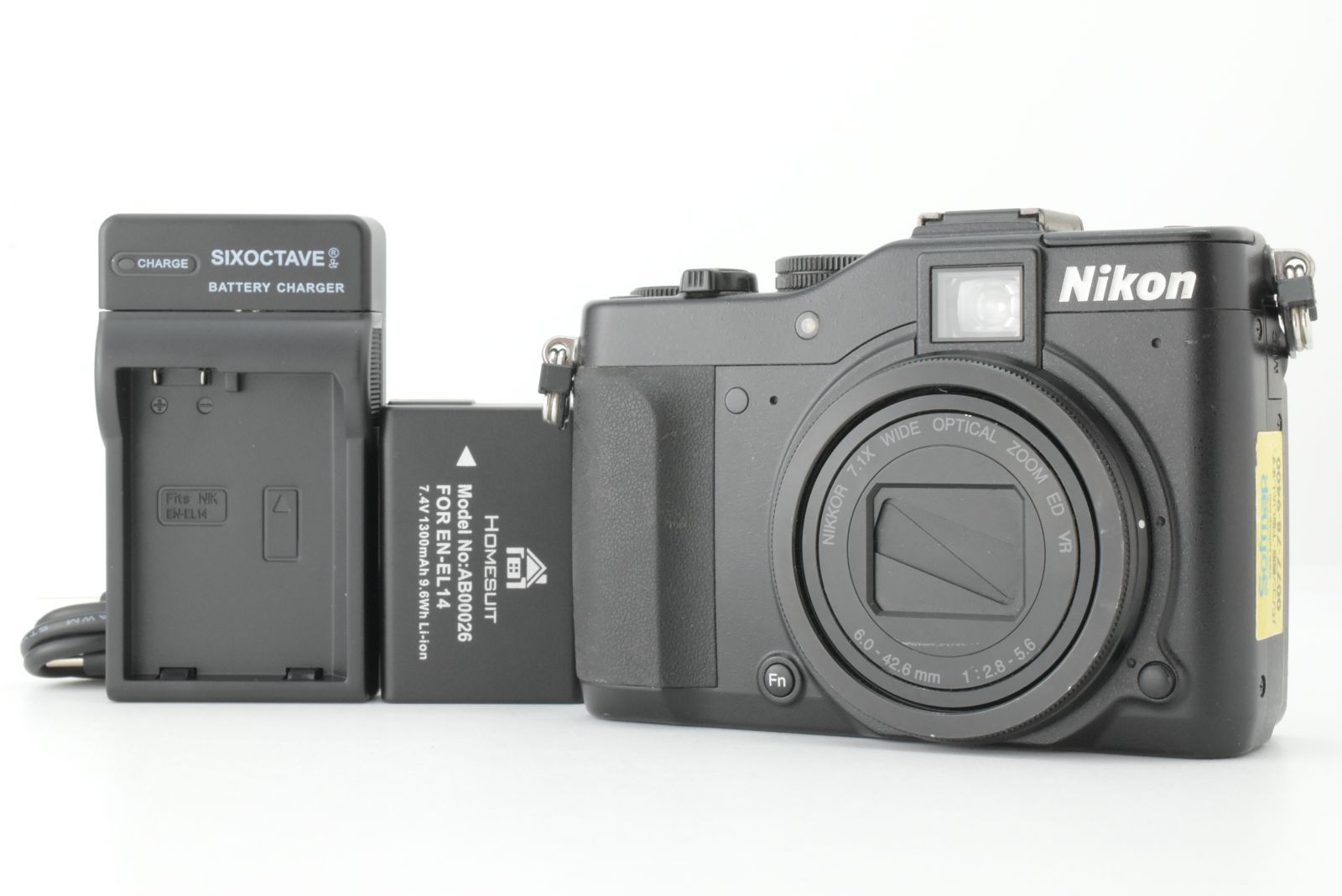 美品】Nikon Coolpix P7000 10.1MP Digital Camera Black ニコン 