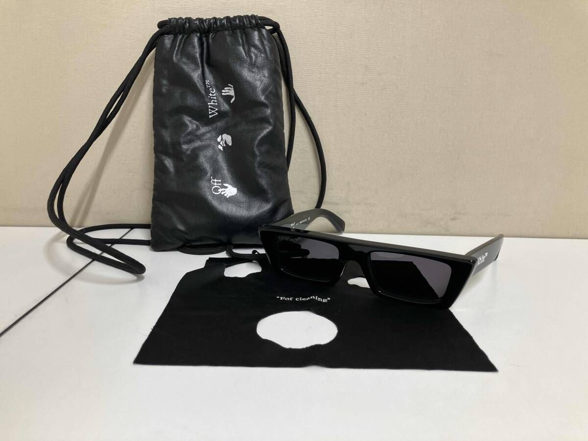 OFF-WHITE オフホワイト サングラス OERI010 1007 ブラックフレーム