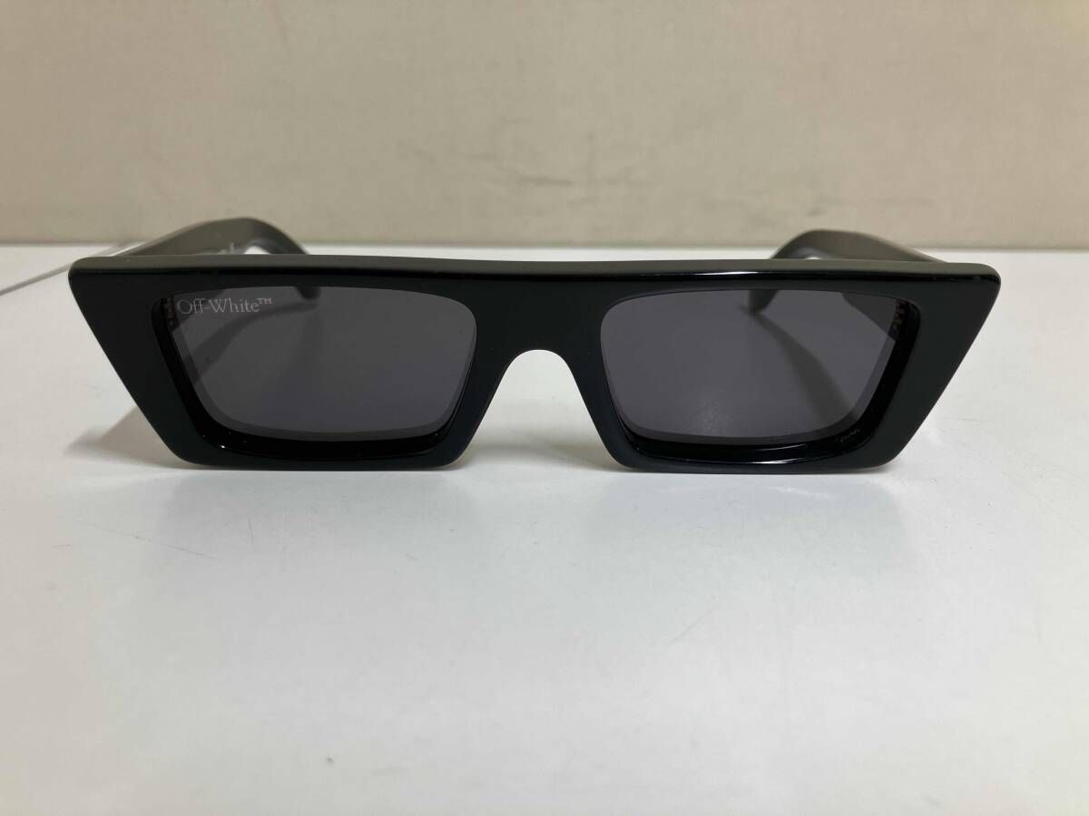 OFF-WHITE オフホワイト サングラス OERI010 1007 ブラックフレーム