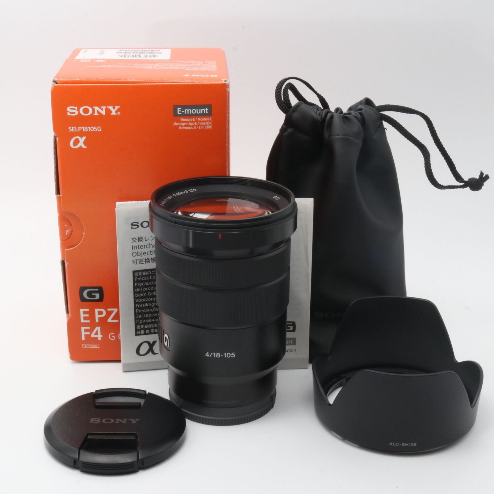SONY E PZ 18-105mm F4 G OSS SELP18105G APS-Cサイズ用 〔SONY E 