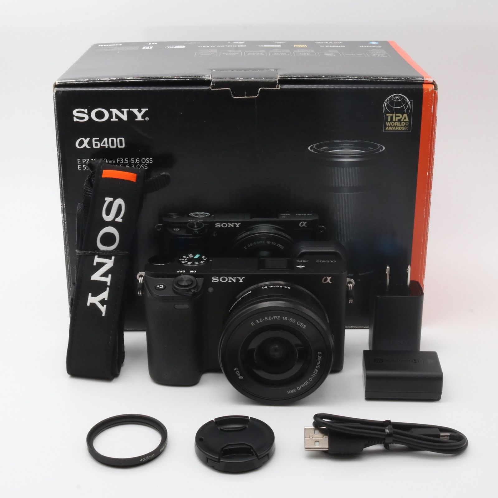 シャッター回数：1700回】SONY α6400 レンズキット ブラック ILCE 