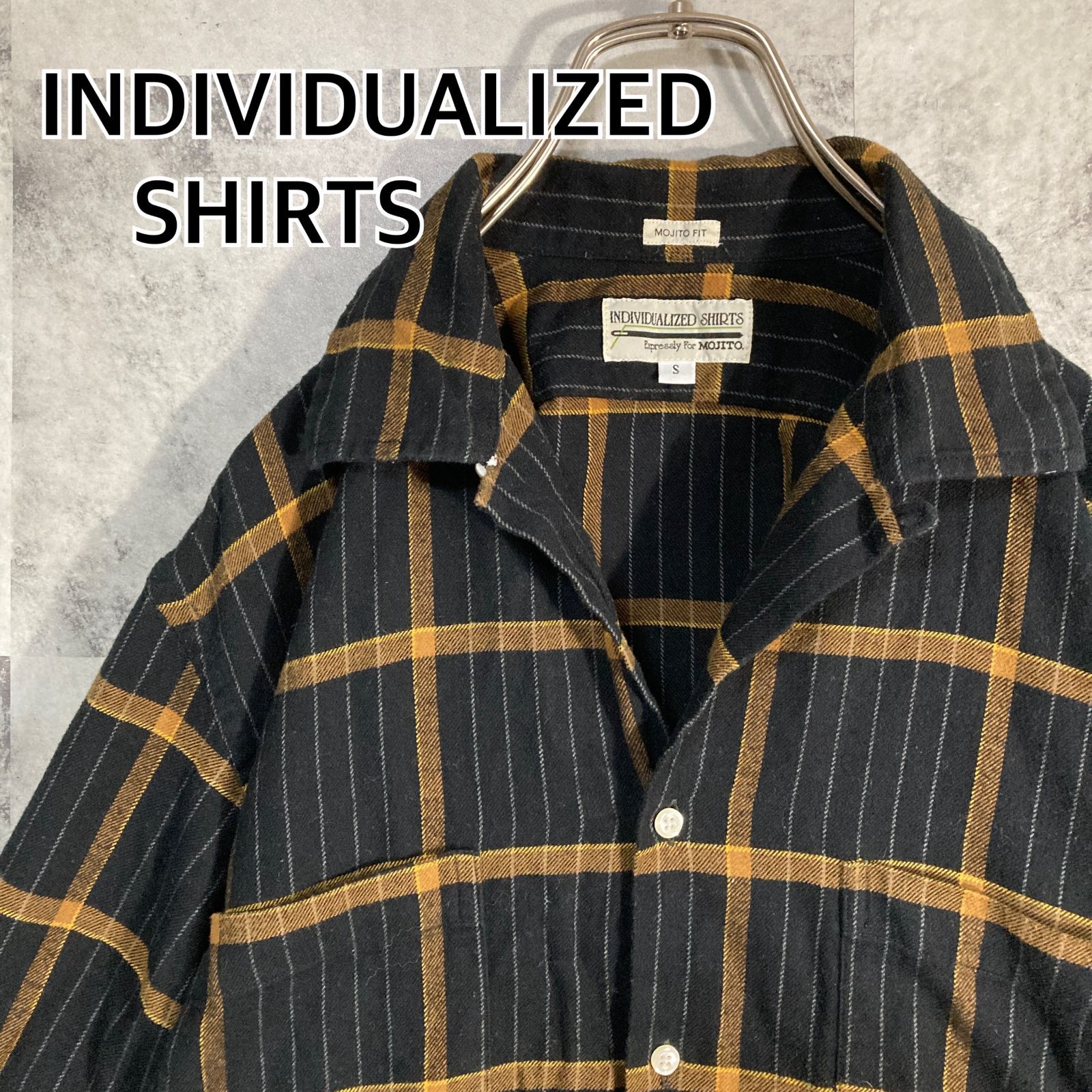 USA製 INDIVIDUALIZED SHIRTS インディヴィジュアライズド シャツ 長袖 