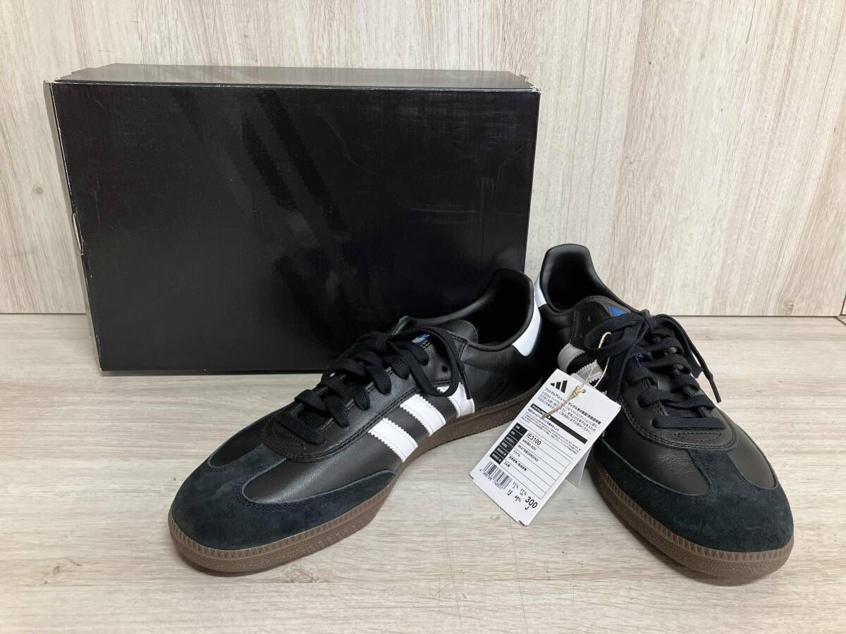 adidas アディダス スニーカー IE3100 SAMBA OG 30cm ブラック 箱有り 白紐付き
