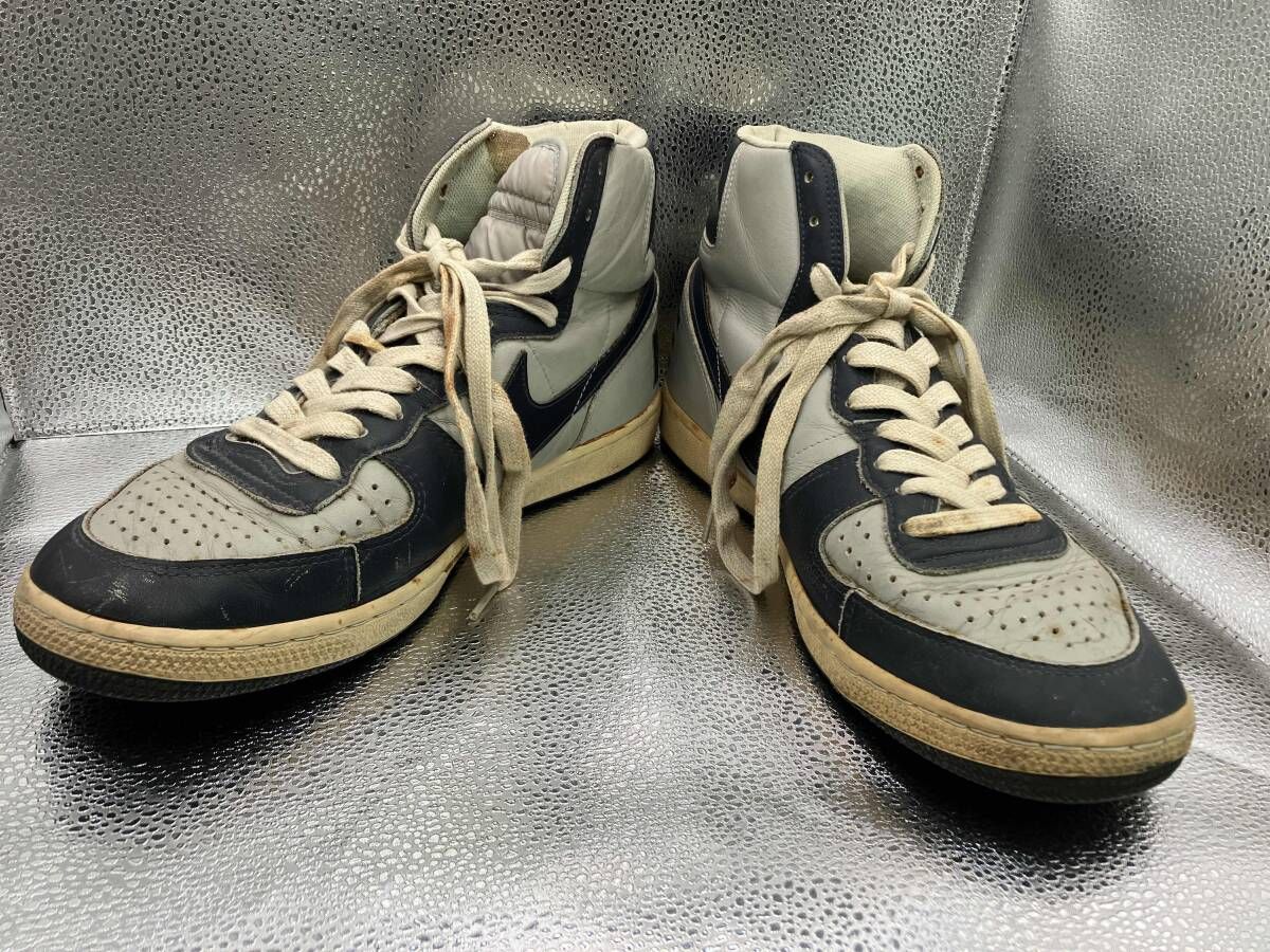 NIKE ナイキ Terminator High George Town Original スニーカー 85年製 31cm ネイビー グレー