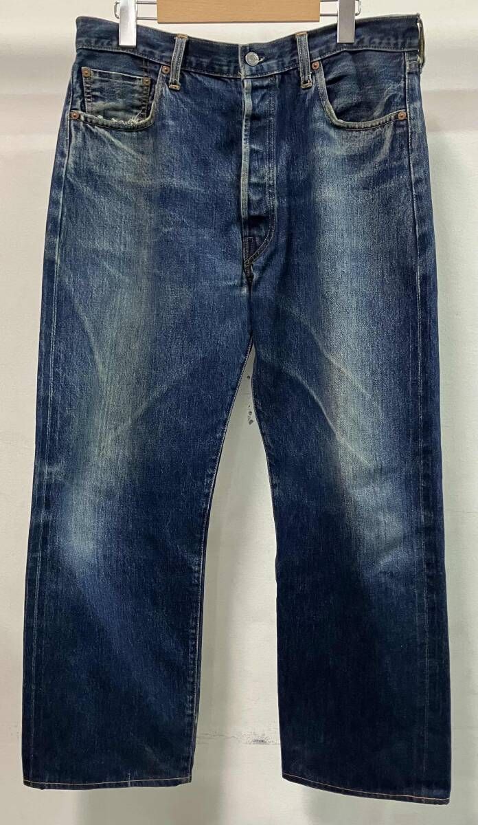 LEVI'S リーバイス ジーンズ 501-0003 ボタン裏555 バレンシア 501XX 復刻 ネイビー サイズW36L36 アメリカ製 綿100%